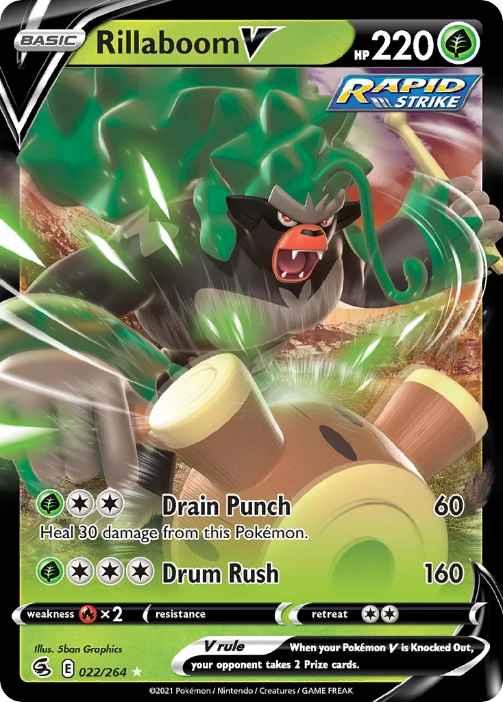 022/264 from Fusion Strike Ultra Rare Pokemon Card