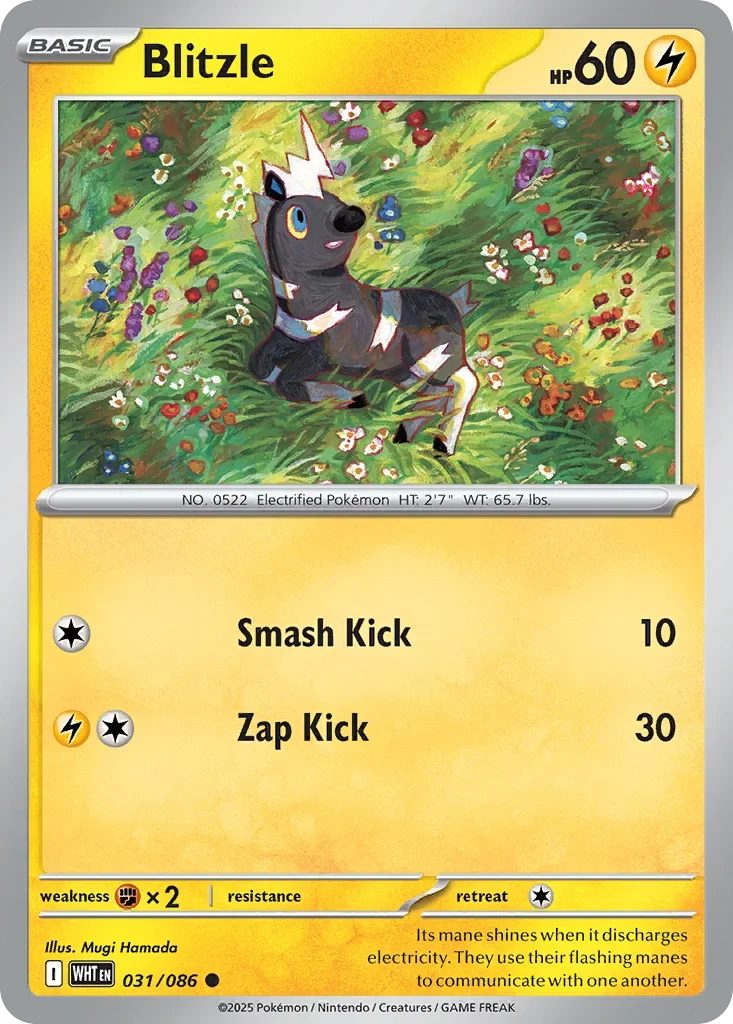 031/086 from White Flare Common Pokemon Card