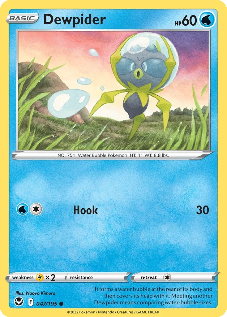 047/195 from Silver Tempest Common Pokemon Card