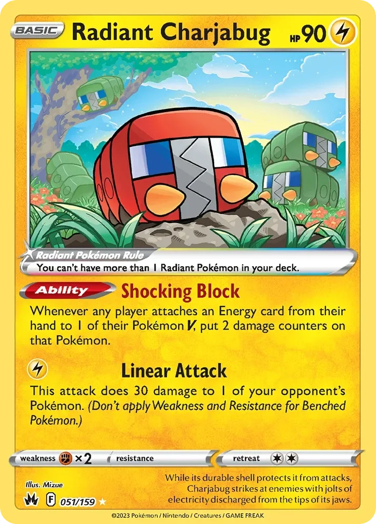 051/159 from Crown Zenith Radiant Rare Pokemon Card