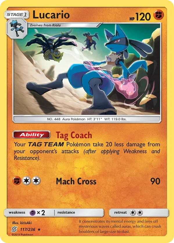 117/236 from Unified Minds Rare Pokemon Card
