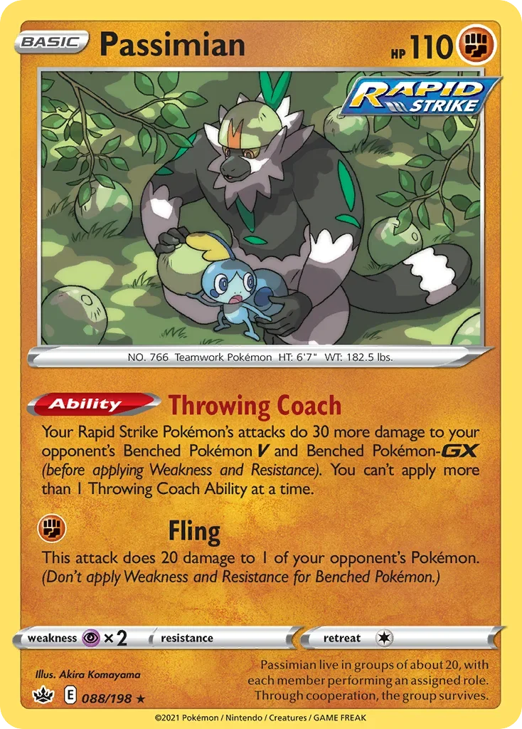 088/198 from Chilling Reign Rare Pokemon Card