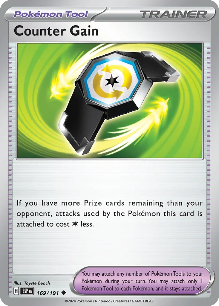 169/191 from Surging Sparks Card List Uncommon Pokemon Card