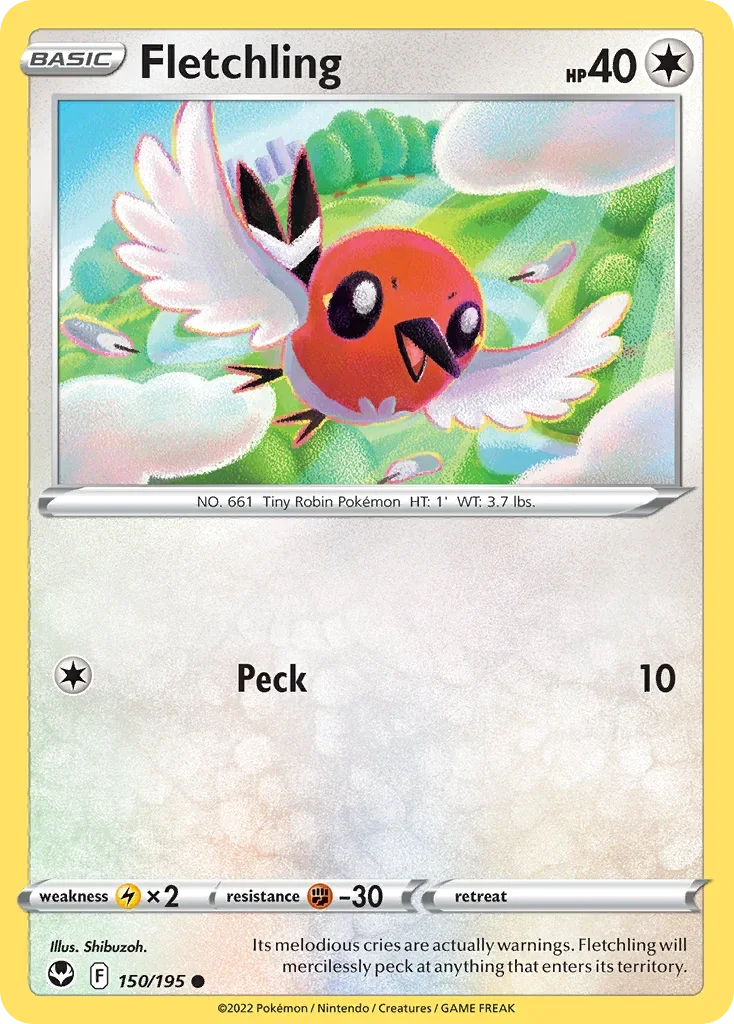 150/195 from Silver Tempest Common Pokemon Card