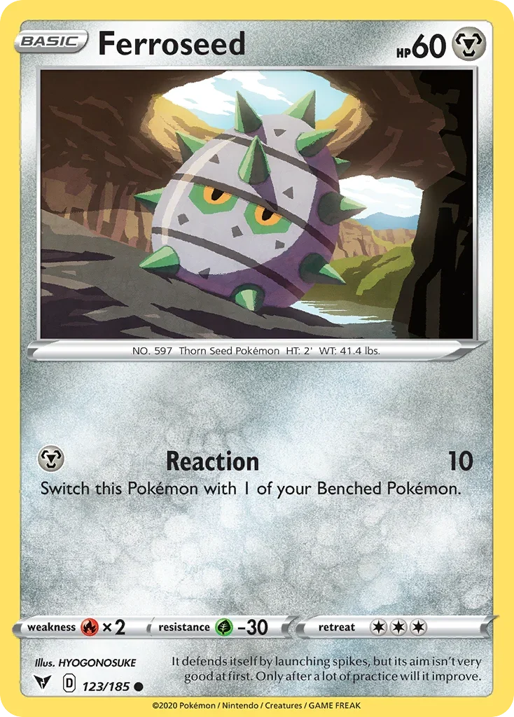 123/185 from Vivid Voltage Common Pokemon Card