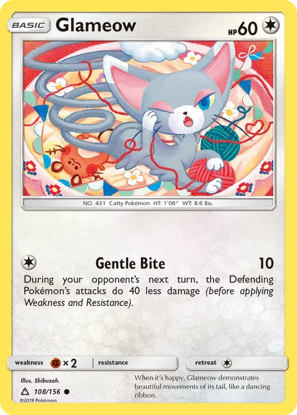 108/156 from Ultra Prism Common Pokemon Card