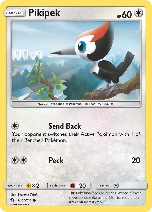164/214 from Lost Thunder Common Pokemon Card