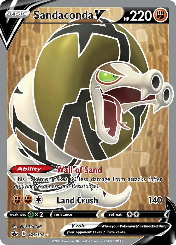 175/198 from Chilling Reign Full Art Pokemon Card