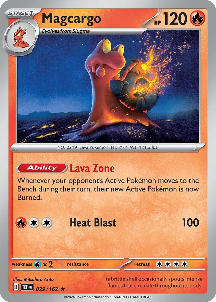 029/162 from Temporal Forces Card List Rare Pokemon Card