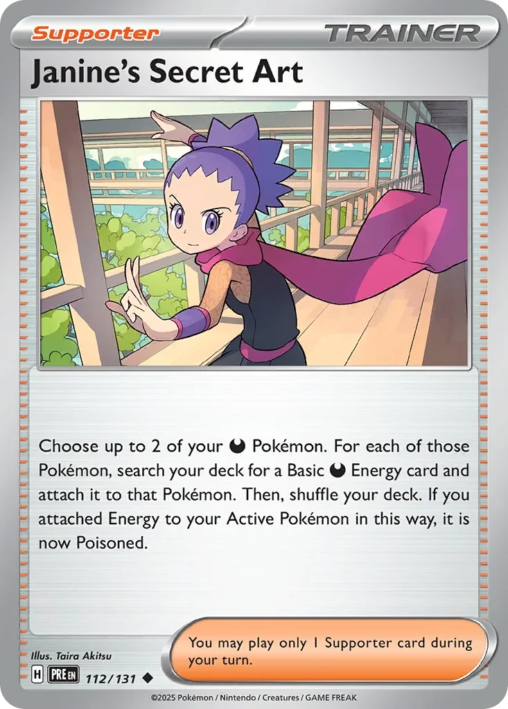 112/131 from Prismatic Evolutions Card List Uncommon Pokemon Card