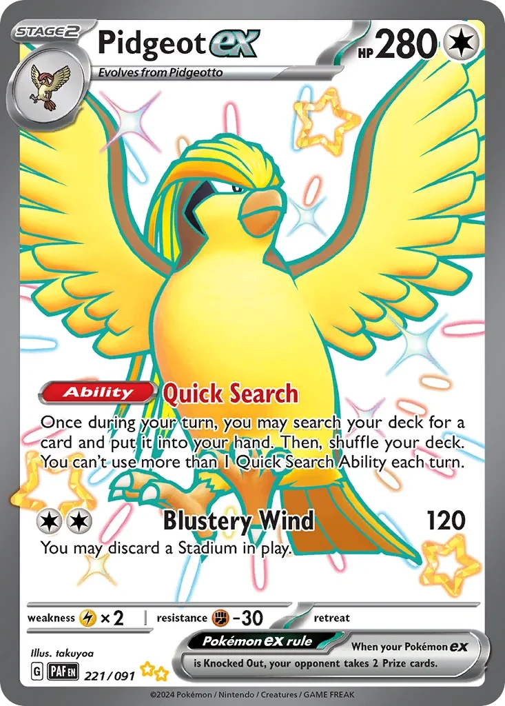 221/091 from Paldean Fates Shiny Ultra Rare Pokemon Card