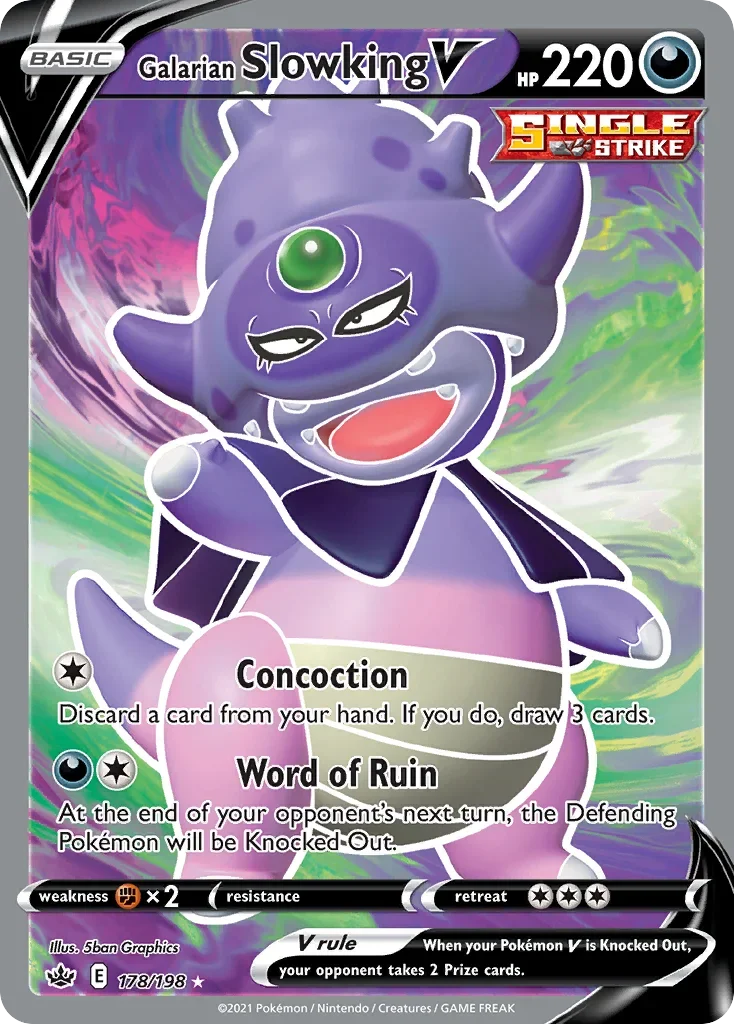 178/198 from Chilling Reign Full Art Pokemon Card