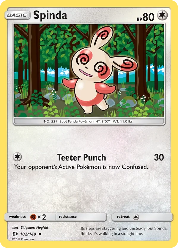 102/149 from Sun & Moon Base Uncommon Pokemon Card