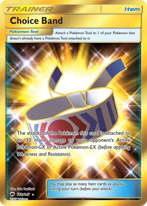 162/147 from Burning Shadows Gold Secret Rare Trainer Card