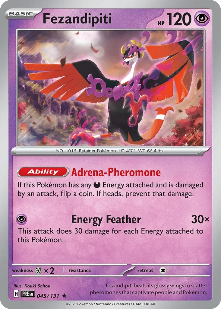045/131 from Prismatic Evolutions Card List Rare Pokemon Card
