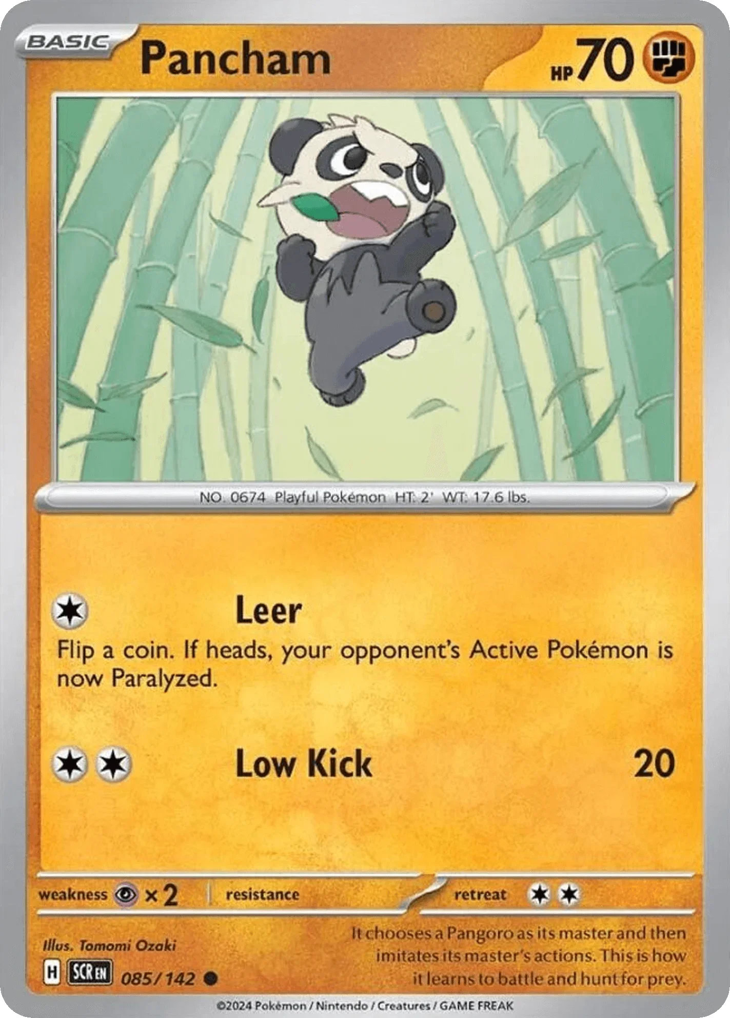 085/142 from Stellar Crown Card List Common Pokemon Card