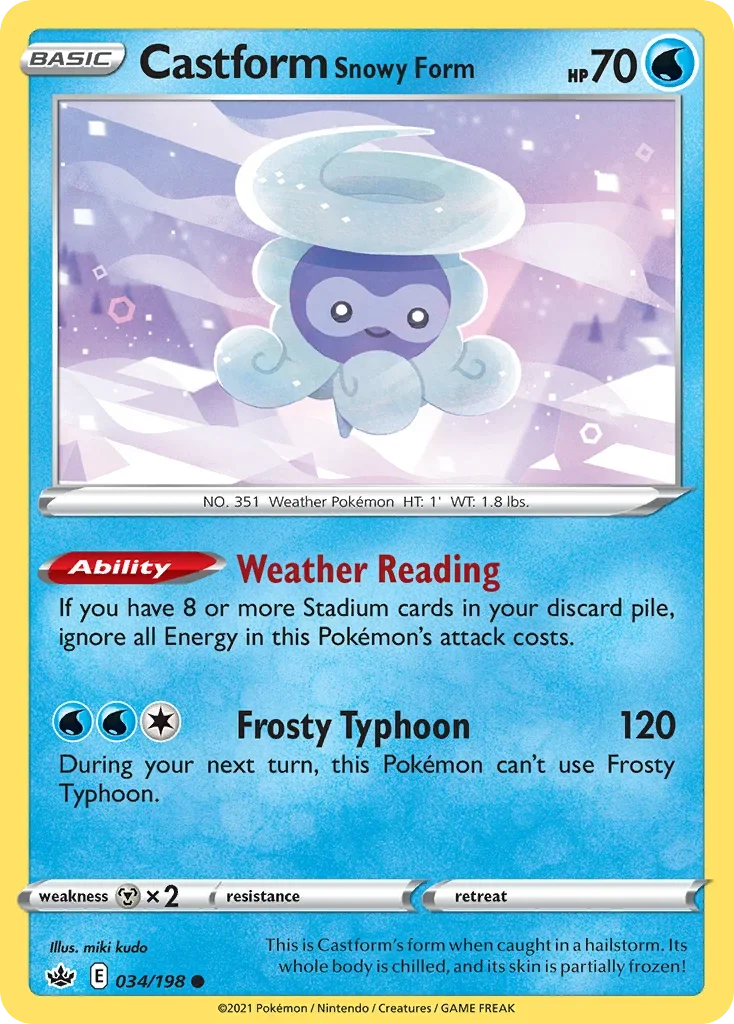 034/198 from Chilling Reign Common Pokemon Card