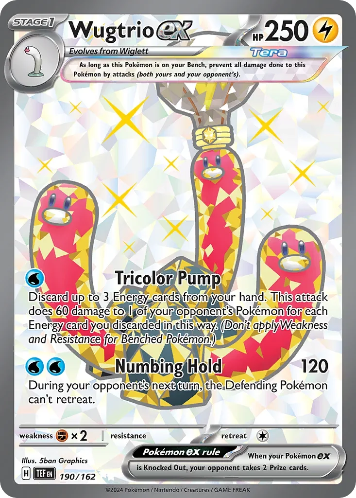 190/162 from Temporal Forces Ultra Rare Pokemon Card