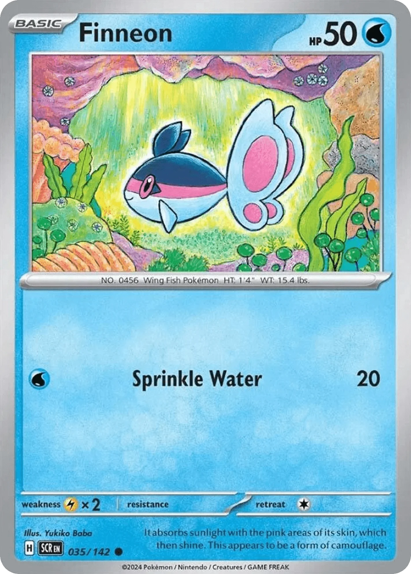 035/142 from Stellar Crown Card List Common Pokemon Card