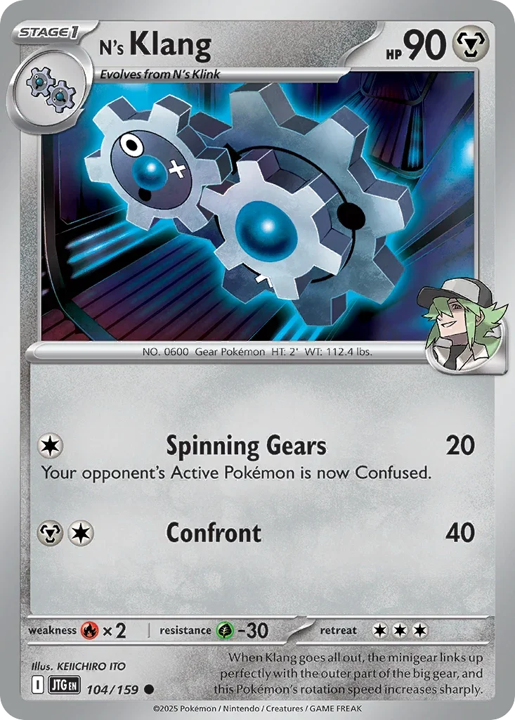 104/159 from Journey Together Common Pokemon Card