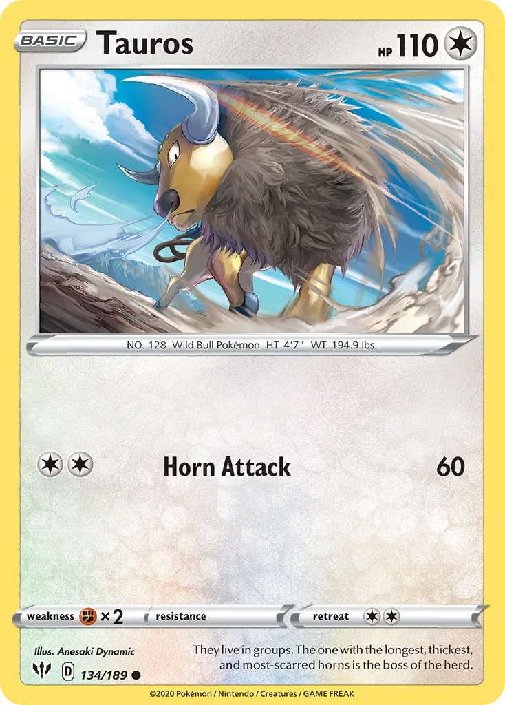 134/189 from Darkness Ablaze Common Pokemon Card