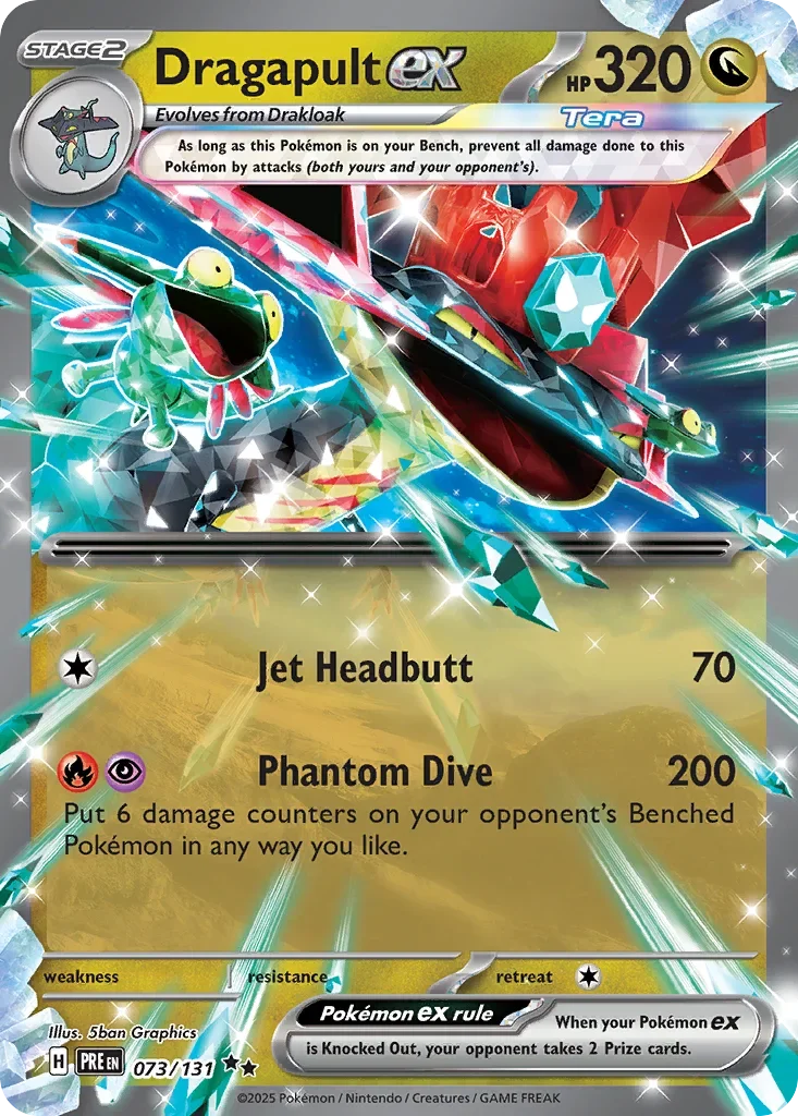 073/131 from Prismatic Evolutions Card List Double Rare Pokemon Card