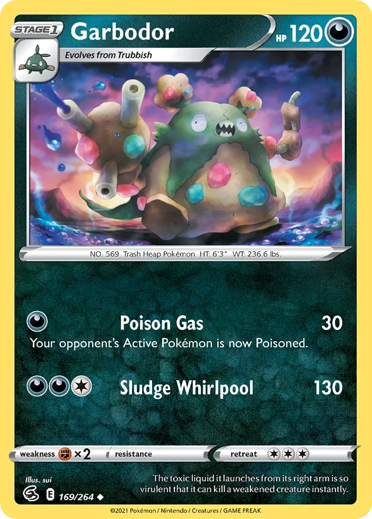 169/264 from Fusion Strike Uncommon Pokemon Card