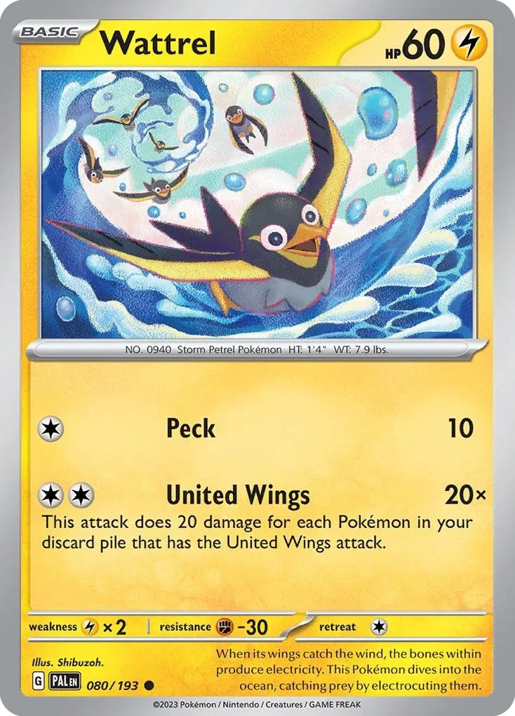 080/193 from Paldea Evolved Common Pokemon Card