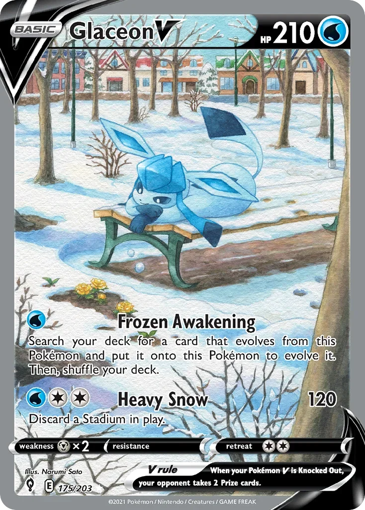 175/203 from Evolving Skies Alternate Art Pokemon Card