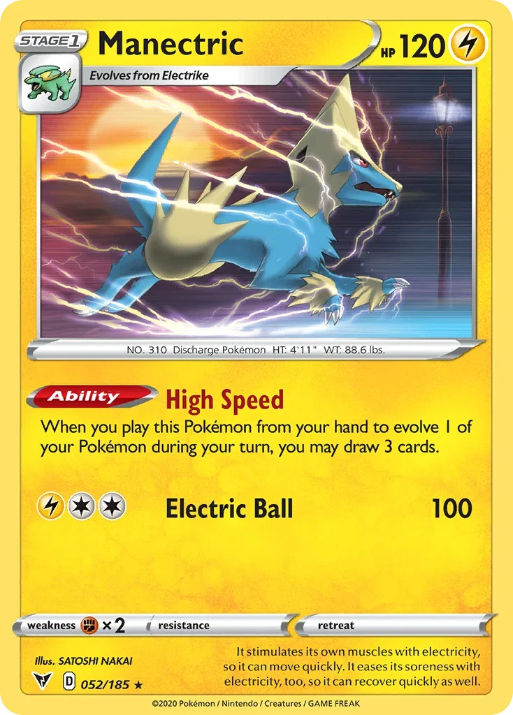 052/185 from Vivid Voltage Rare Pokemon Card