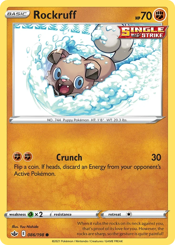 086/198 from Chilling Reign Common Pokemon Card