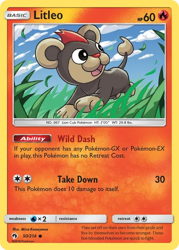 50/214 from Lost Thunder Common Pokemon Card