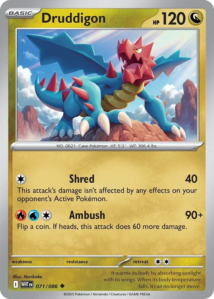 071/086 from White Flare Uncommon Pokemon Card