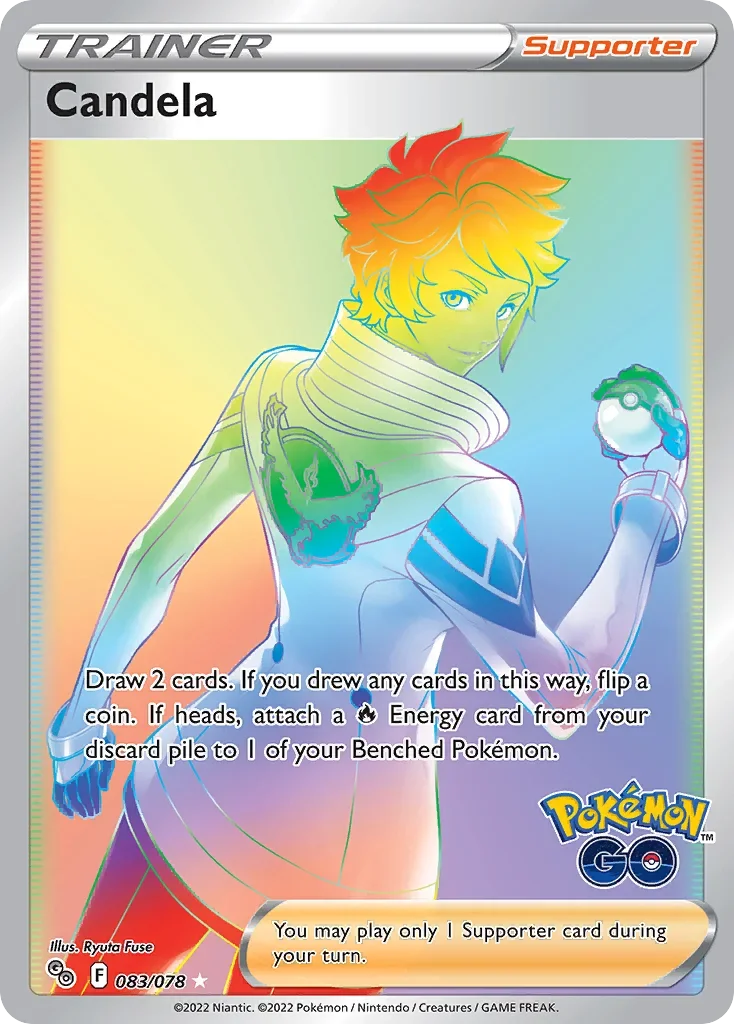 083/078 from Pokemon GO Rainbow Rare Trainer Card