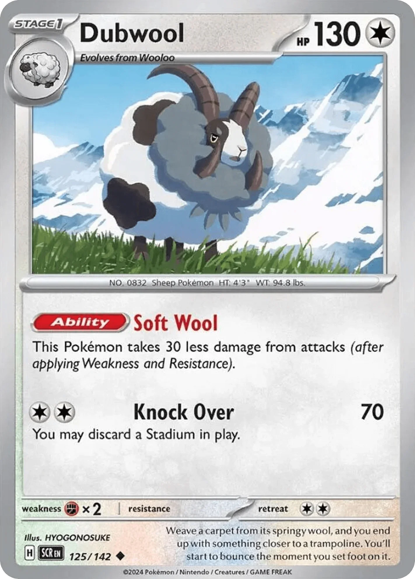 125/142 from Stellar Crown Card List Uncommon Pokemon Card