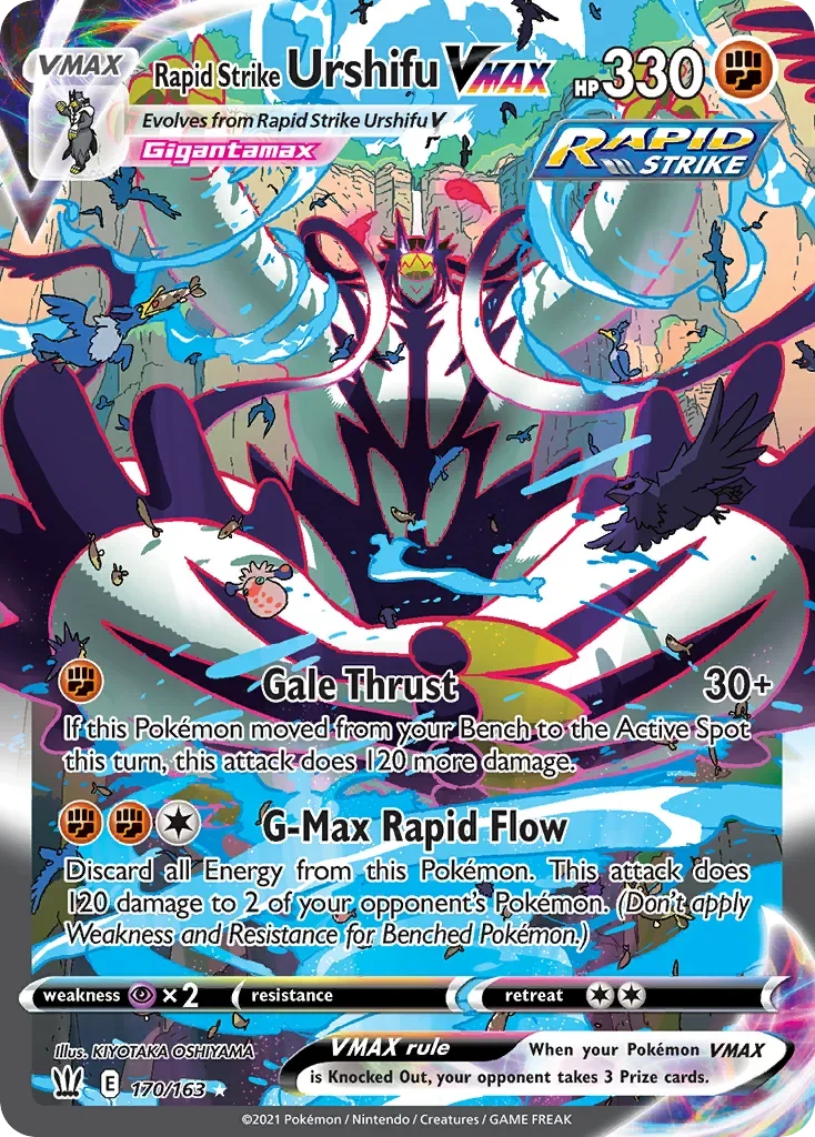 170/163 from Battle Styles Alternate Art Secret Rare Pokemon Card