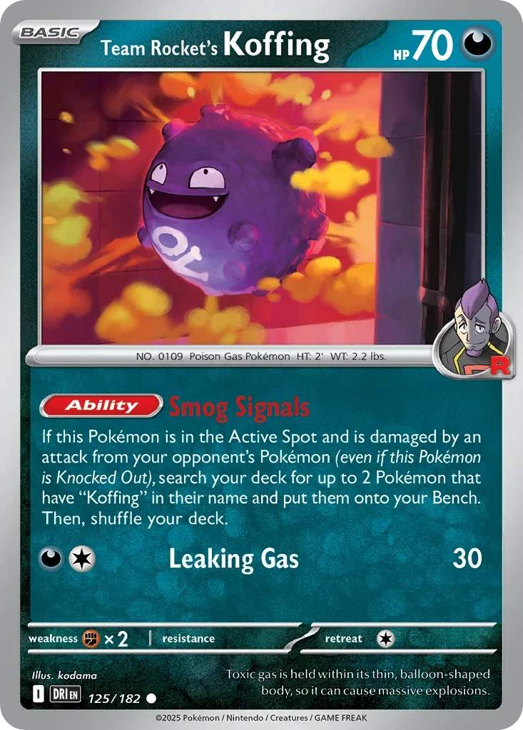 125/182 from Destined Rivals Common Pokemon Card