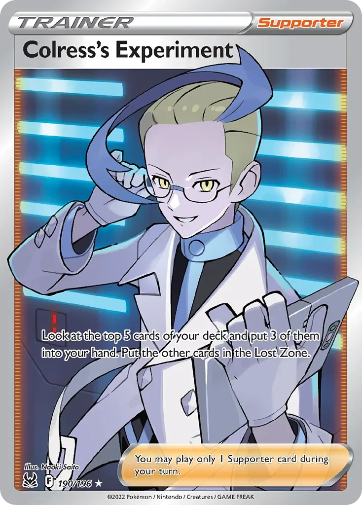 190/196 from Lost Origin Ultra Rare Trainer Card
