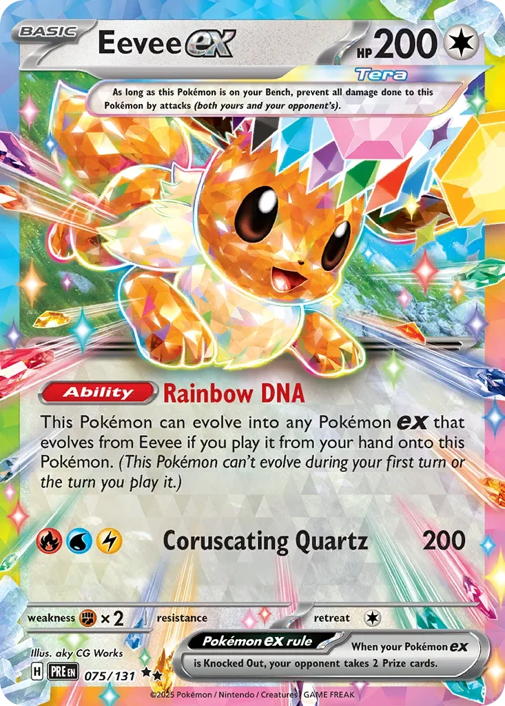 075/131 from Prismatic Evolutions Card List Double Rare Pokemon Card