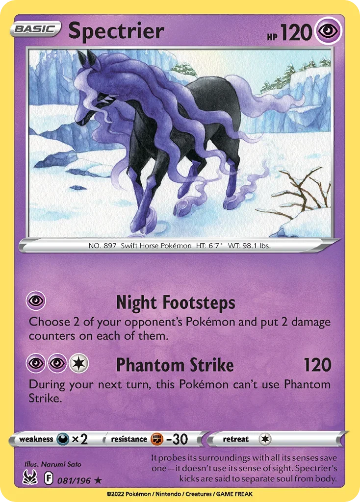081/196 from Lost Origin Holo Rare Pokemon Card