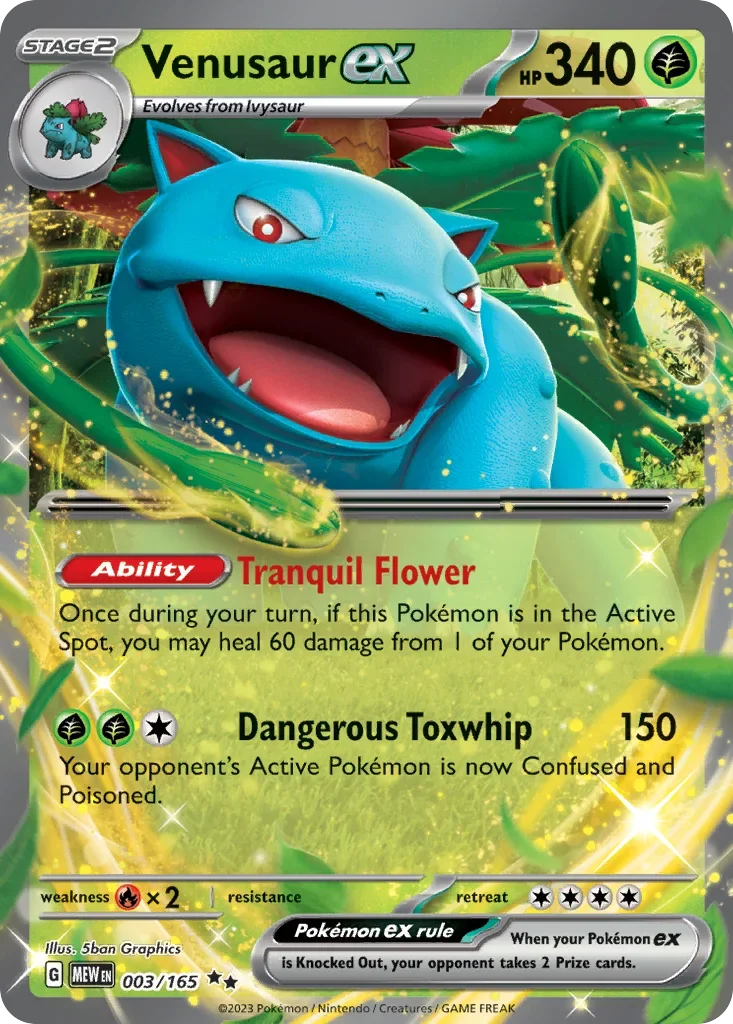003/165 from 151 Double Rare Pokemon Card