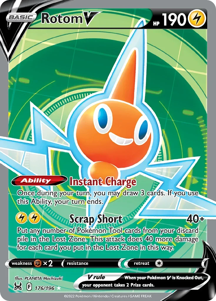 176/196 from Lost Origin Ultra Rare Pokemon Card