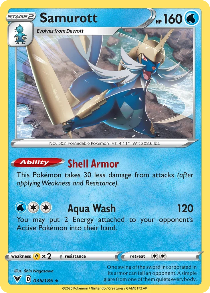 035/185 from Vivid Voltage Rare Pokemon Card