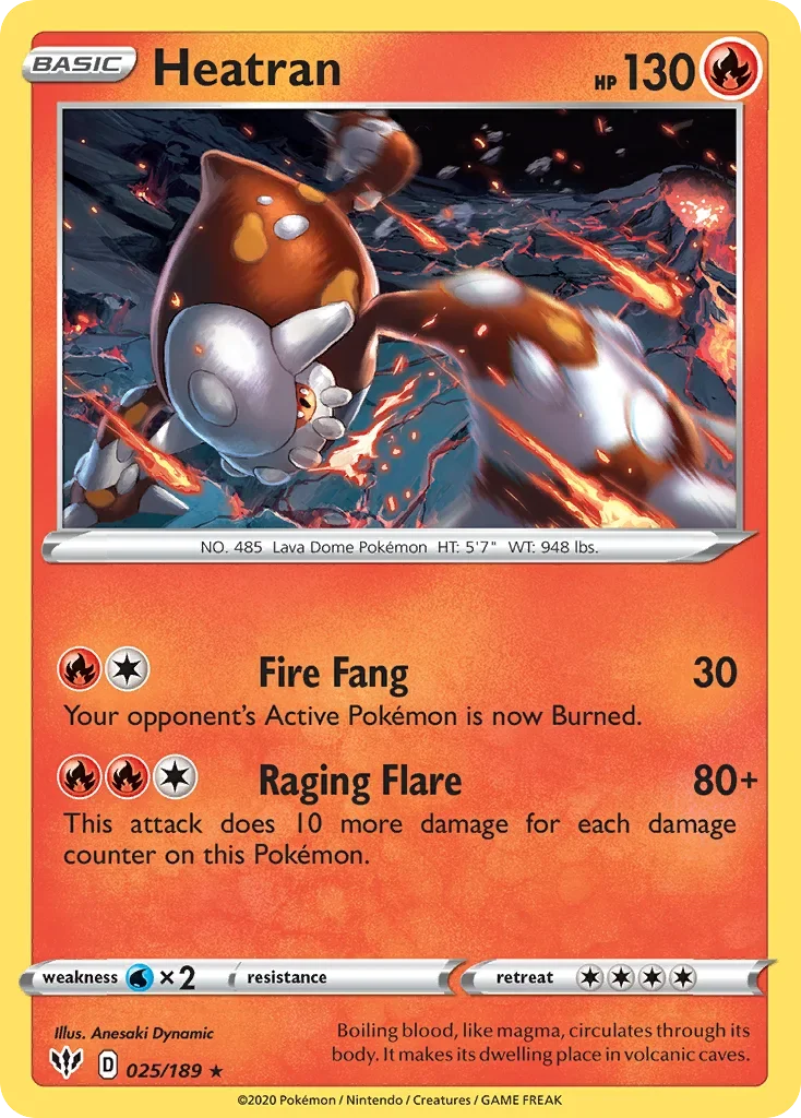 025/189 from Darkness Ablaze Holo Rare Pokemon Card