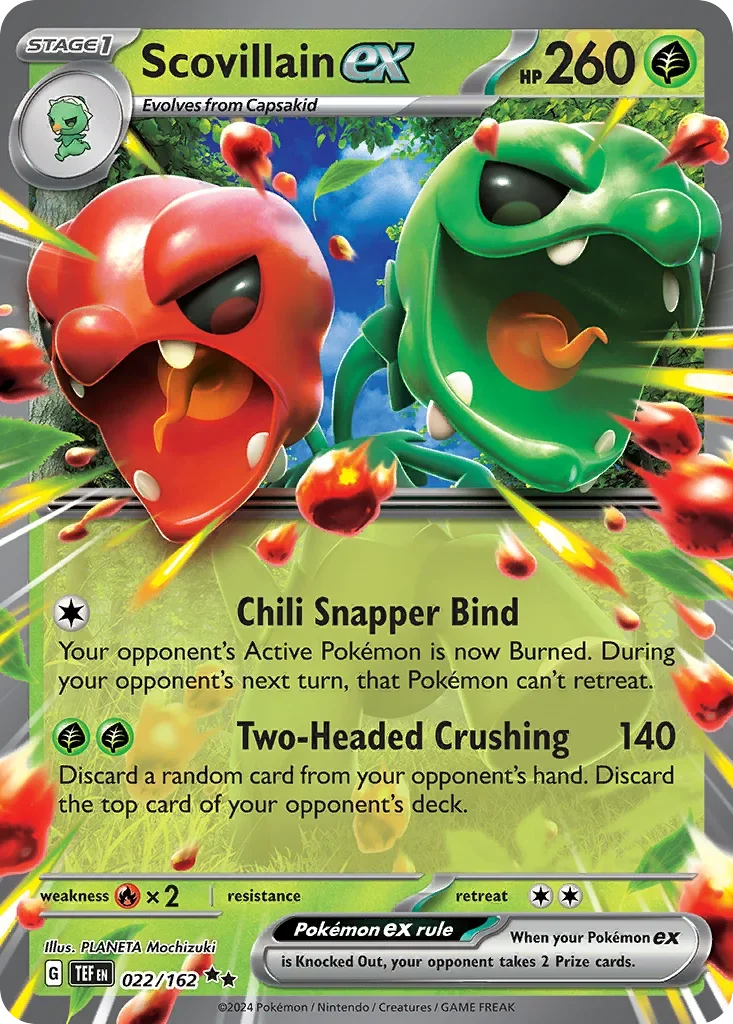 022/162 from Temporal Forces Card List Double Rare Pokemon Card