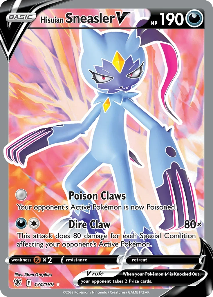 174/189 from Astral Radiance Full Art Pokemon Card
