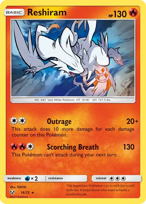 14/73 from Shining Legends Holo Rare Pokemon Card