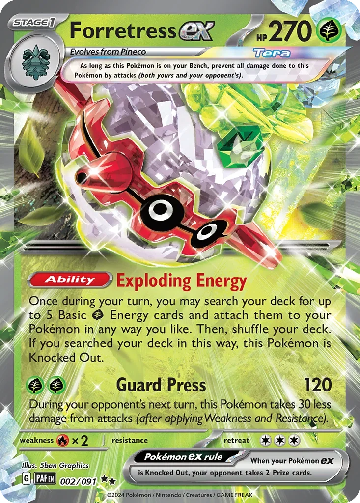 002/091 from Paldean Fates Double Rare Pokemon Card