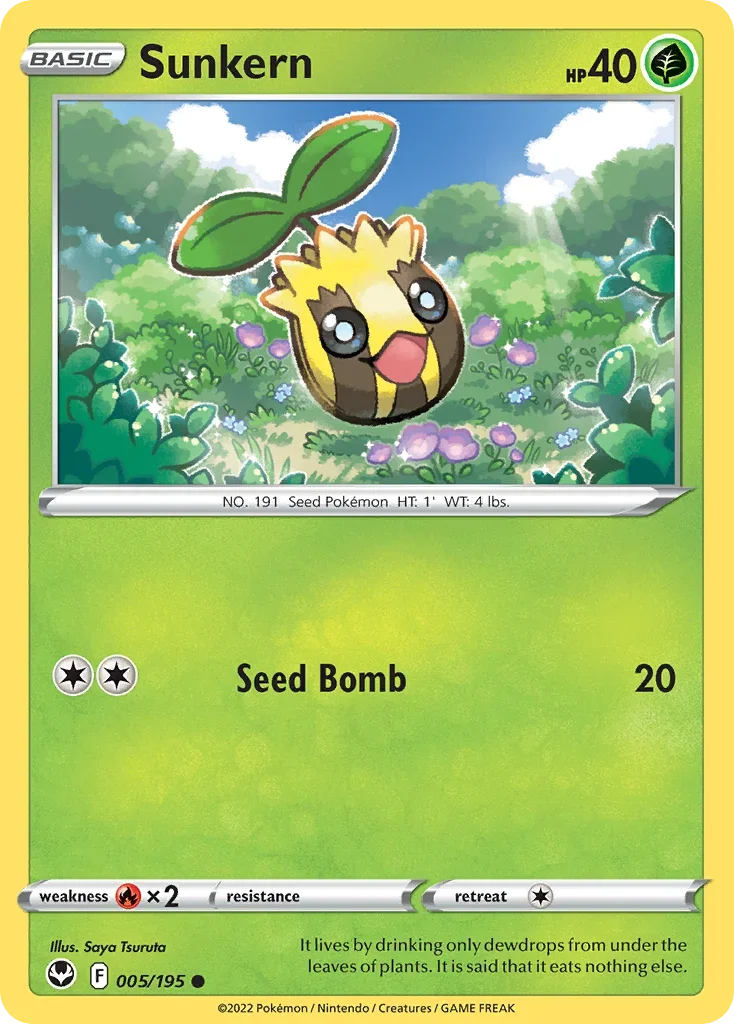 005/195 from Silver Tempest Common Pokemon Card