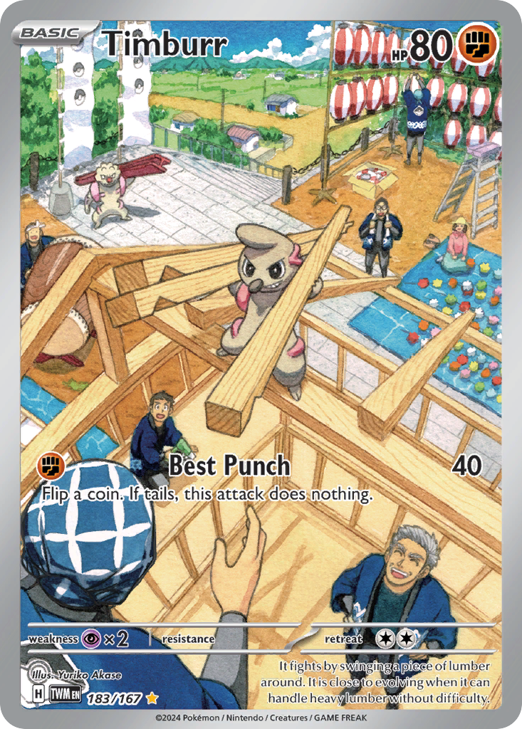 183/167 from Twilight Masquerade Illustration Rare Pokemon Card